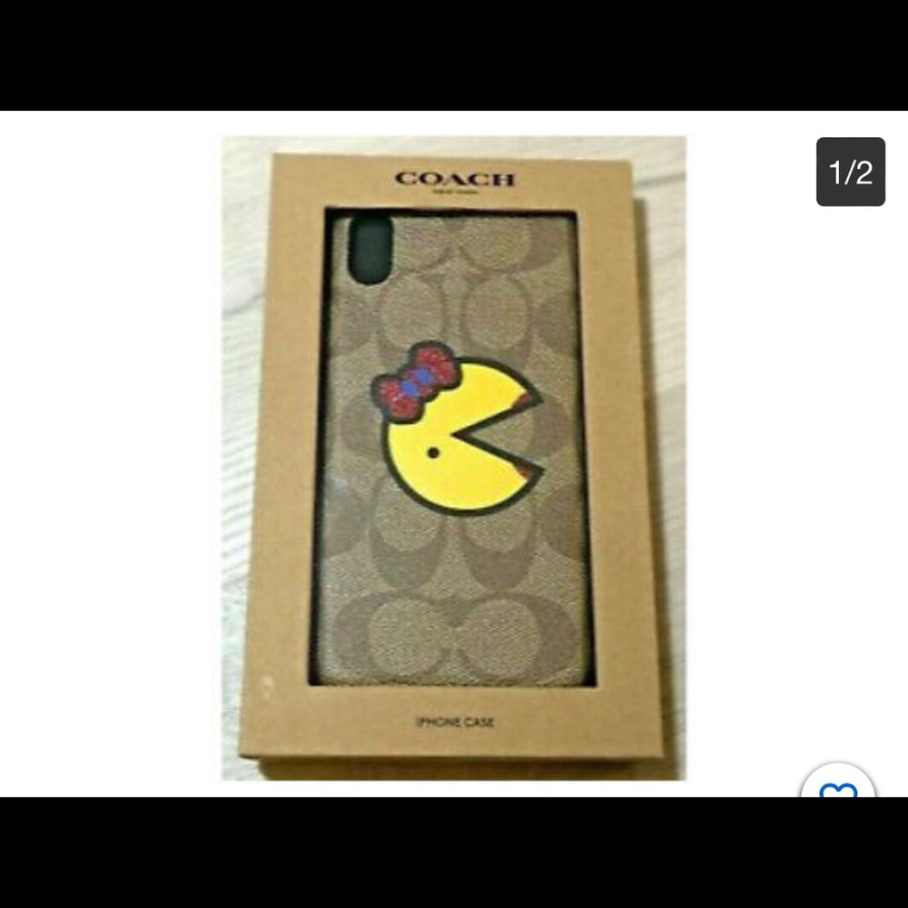 Coach pac man iphone XR case